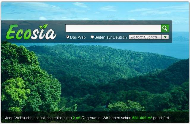 WWF ruft Ecosia ins Leben: 'Klimafreundlichste Suchmaschine'
