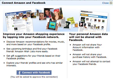 Amazon und Facebook wollen kooperieren.