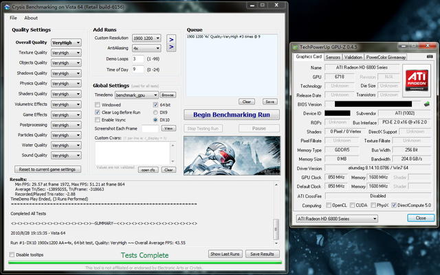 Sind die Benchmark-Screenshots der HD Radeon 6870 echt? (1)