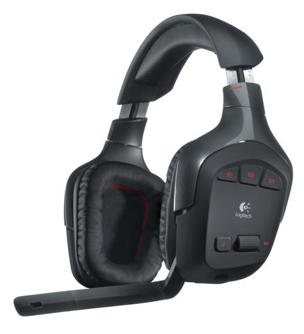 Funk-Headset G930 mit Funktionstasten von Logitech