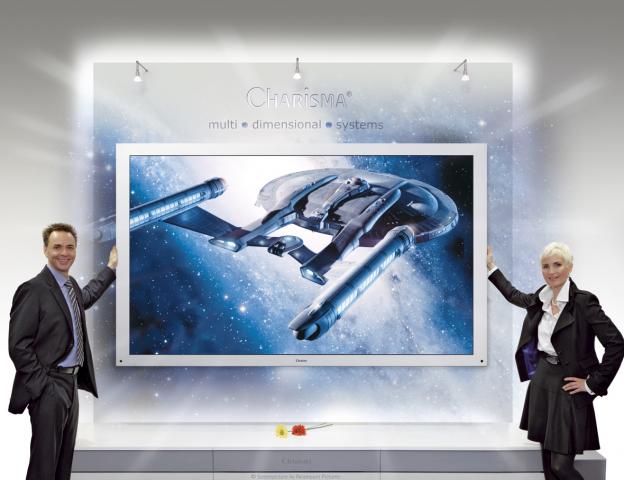Charisma SLS: 100-Zoll-Fernseher mit 3D-Fähigkeit ohne Brille angekündigt