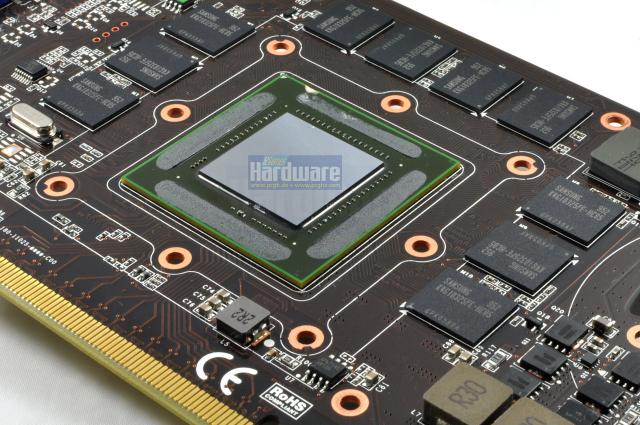 Der GF100 in voller Pracht - ein ziemlicher Monsterchip in jeder Hinsicht.