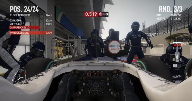 Warte auf den Lollipop! Viele der Fehler in F1 2010 will Codemasters bald behoben haben. 