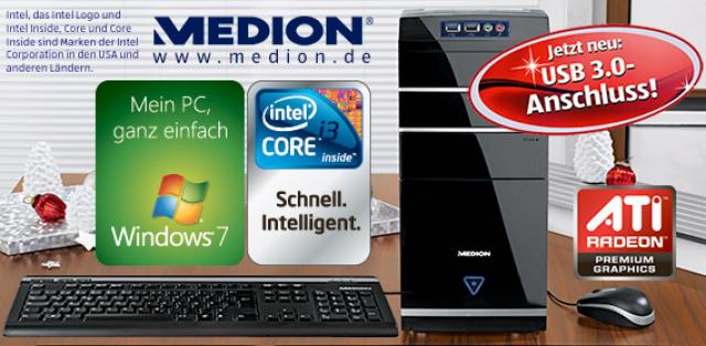 Neuer Aldi-PC: Ab donnerstag ist der Akoya P4375 D beim Discounter erhältlich. 
