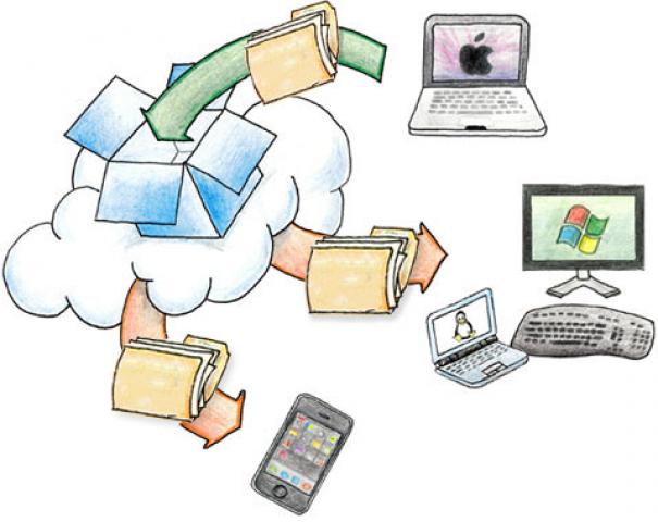 Dropbox: Dateien automatisch synchronisieren. Dropbox 1.0 arbeite erheblich effizienter als die Vorabversionen.  (1)