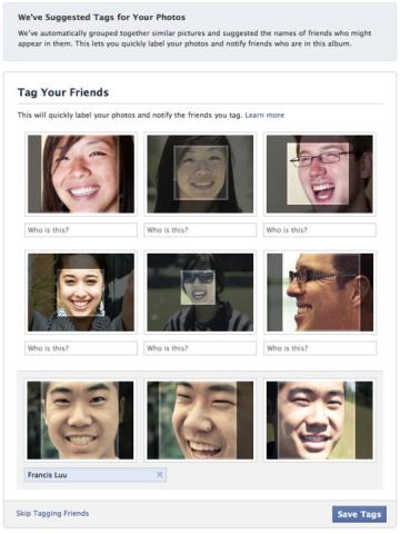 Facebook: Gesichtserkennung für Fotos startet in den USA