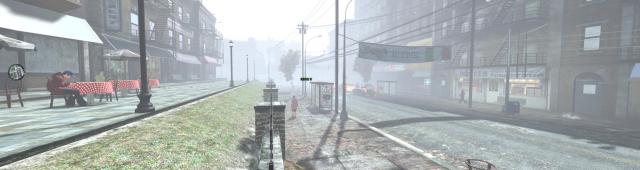 GTA 4 mit ENB-Mod, Vehicle Pack, Exaggerated blood v1.16,
'View in the Train' - Mod, Xenon HID Headlights V2, NYC Taxi Ford Crown Victoria, 'More Pedestrians' - Mod, 'Double View Distance Pedestrian' - Mod, 'More Stars' - Mod, Ultimate Textures V2.0 und EFLC-Waffen-Mod. (1)
