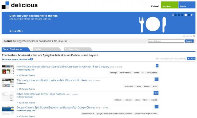 Delicious geht an Youtube-Gründer.