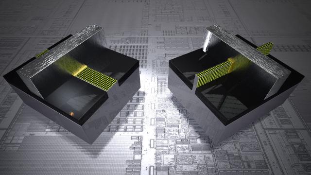 Chips werden dreidimensional: Intel 3D-Tri-Gate-Technik.
