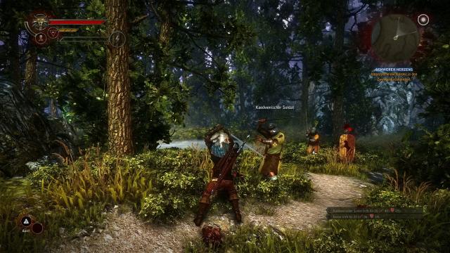Rollenspiel-Neuheit The Witcher 2: Auf acht Seiten erklären wir alle Besonderheiten von Story, Quests, Steuerung und Grafik.