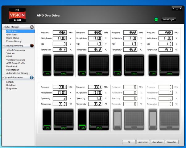 Download: AMD Overdrive 4.0.4 mit Unterstützung für Bulldozer und 900er-Chipsätze
