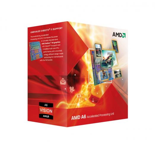 AMD Llano: Erste Preis für A6-3500, A6-3600 und A8-3800 mit 65 Watt TDP aufgetaucht (im Bild: PIB eines A8)