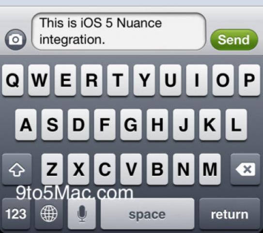 Sprachsteuerung wird mit iOS 5 ein großes Thema.