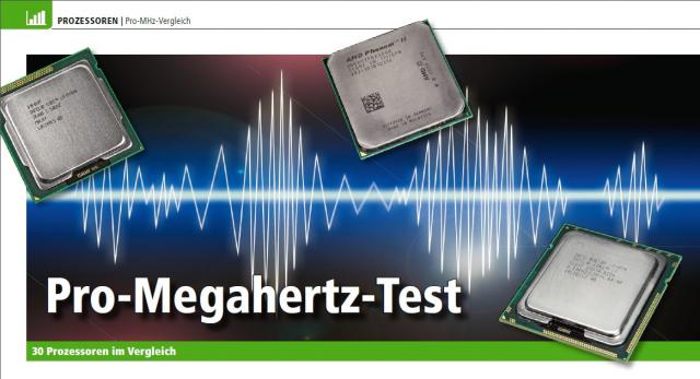 Pro-MHz-Leistung mit 30 CPUs geprüft - Vorschau auf PCGH 10/20