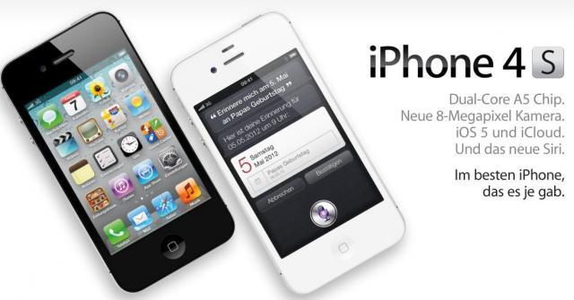 iPhone 4S und Co.: Telekom mit Smartphone-Angeboten zum halben Preis