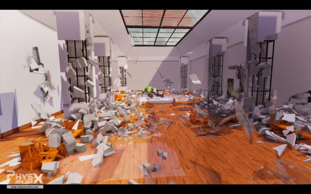 Nvidias Art Gallery Demo: Gameplay-Physik auf der Grafikkarte dank Physx