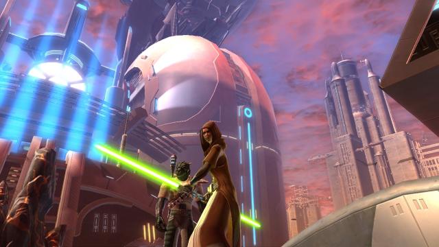 Nach Star Wars: Galaxies ist Star Wars: The Old Republic der zweite Anlauf des Lucas-Imperiums, im umkämpften Online-Rollenspielmarkt Fuß zu fassen. Mitte Dezember wird's erstn.