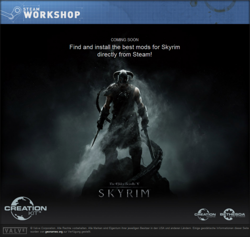 Skyrim: Bethesda erläutert das Creation Kit und den Steam Workshop per Video