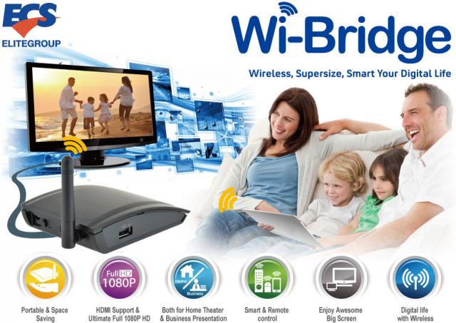 Die 'Wi-Bridge': Eine kabellose Display-Verbindung von ECS (2)
