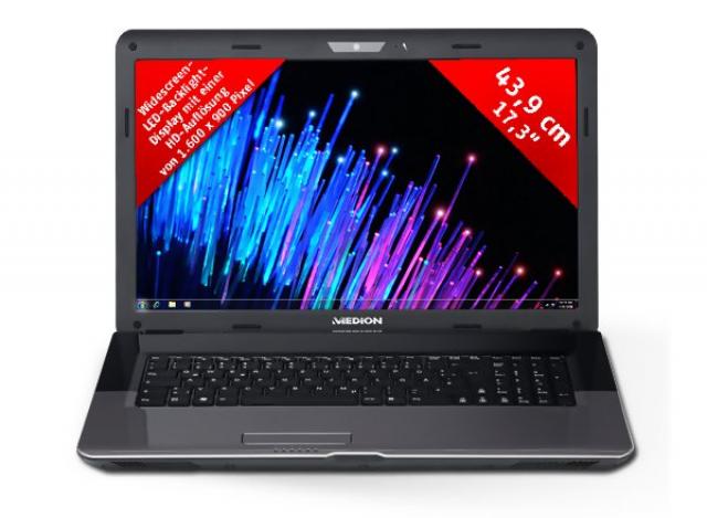 Medion Akoya P7624: 17,3-Zoll-Notebook von Aldi mit DirectX-11-Grafik