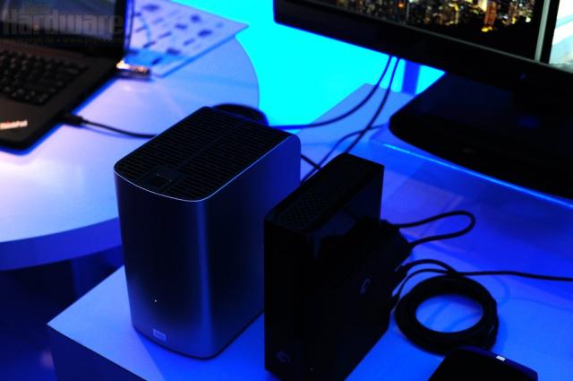 CES 2012: Intels Thunderbolt-Demo mit multiplen Up- und Downstreams gleichzeitig