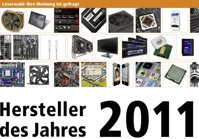 Leserwahl: Hersteller des Jahres 2011