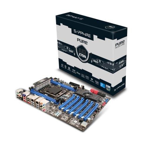 Sapphire schickt das Pure Black X79N mit sechs PCI-E-Slots ins Rennen