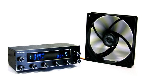 Scythe Kaze Master Pro Ace vor: Neue Lüftersteuerung für sechs Propeller plus sechs Temperatursensoren