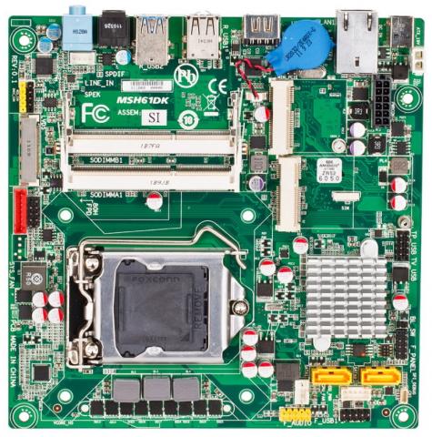 Sandy Bridge trifft Mini-ITX: Gigabyte veröffentlich MSH61DK (2)