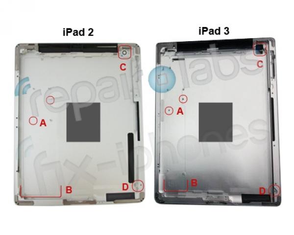 iPad 3: Rückseite des Apple-Tablets bestärkt iPad-2-HD-Gerücht