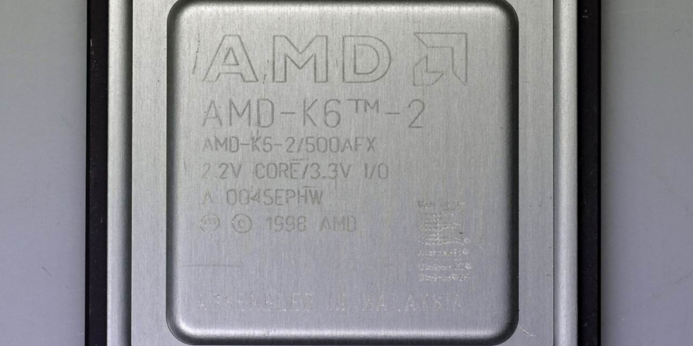 AMD K6-2/500 Oberseite