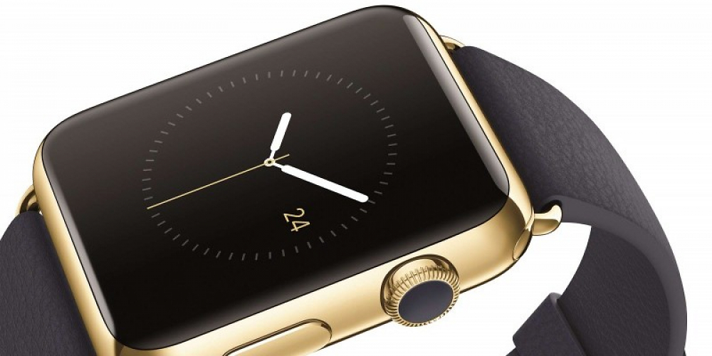 So sieht das Gold-Modell der Apple Watch aus.