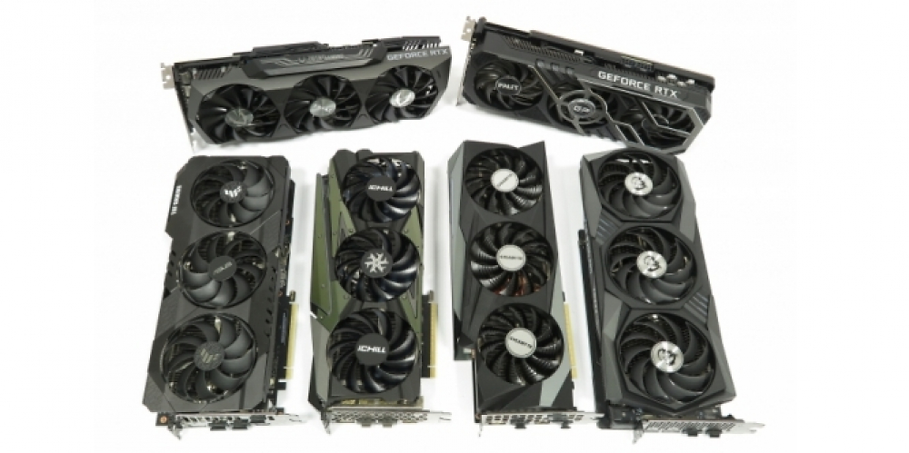 Custom-Grafikkarten: Deutlich weniger Auswahl bei AMD, Galax mit 187 Varianten der RTX-3000-Grafikkarten,&nbsp;