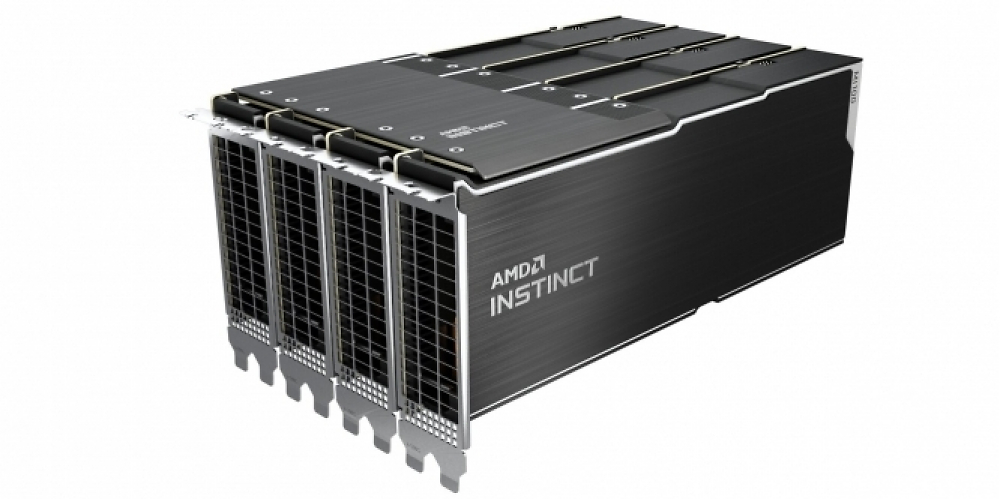 AMD Instinct MI200: Grafik zeigt die Dual-Die-GPU für HPCs (1)