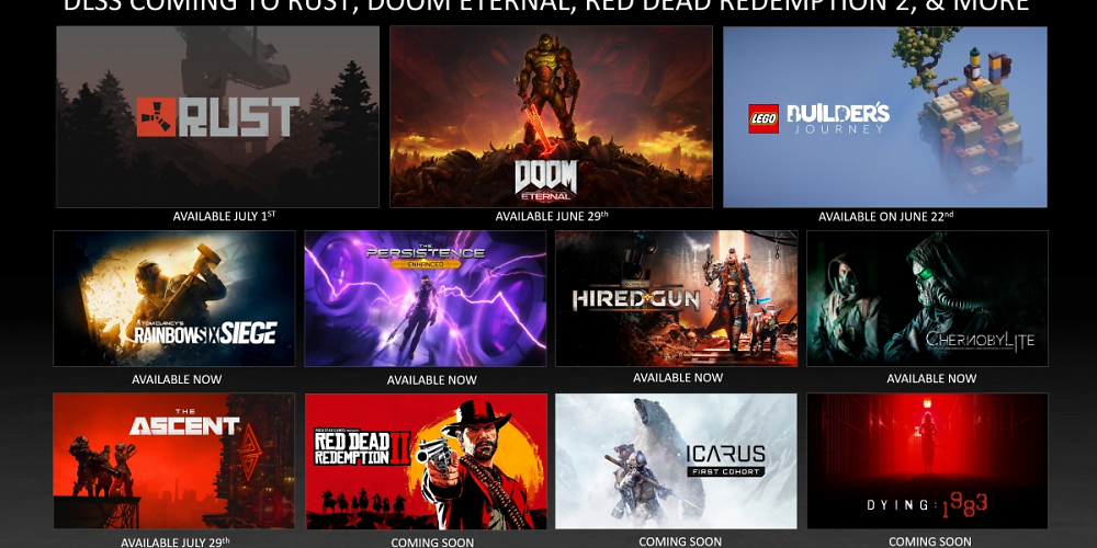 Nvidias DLSS-Unterstüzung betrifft nun schon über 55 Spiele, diverse Spiele-Engines sowie Vulkan-API-Spiele über Proton für Linux-Nutzer. (3)