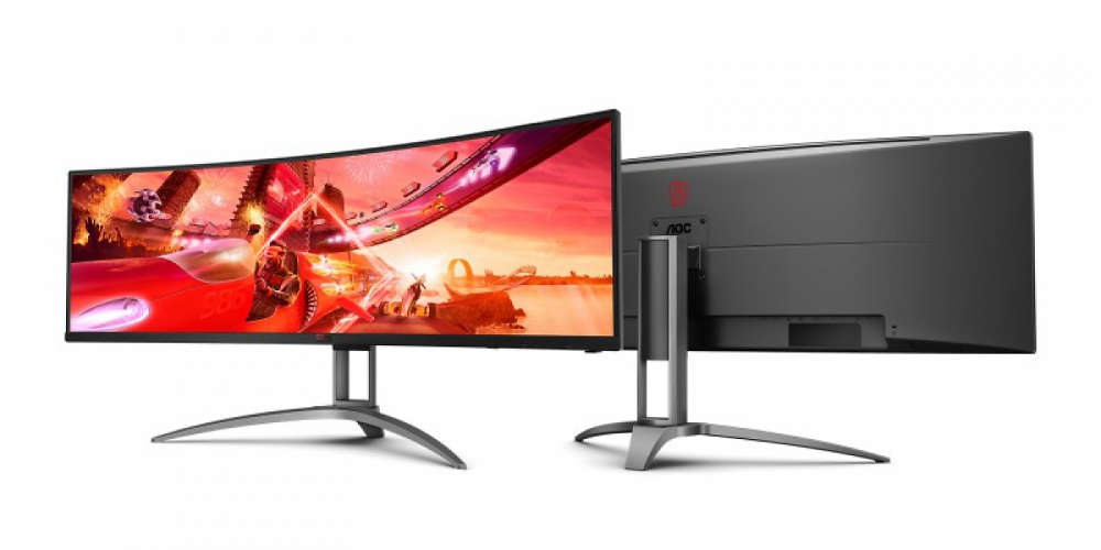 Gaming-Monitore: AOC Agon präsentiert zwei gekrümmte 49-Zoll-Topmodelle.