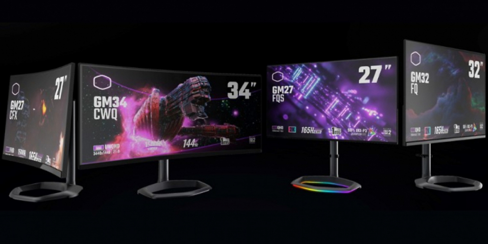 Cooler Master: Vier neue Gaming-Monitore von 27 bis 34 Zoll (1)