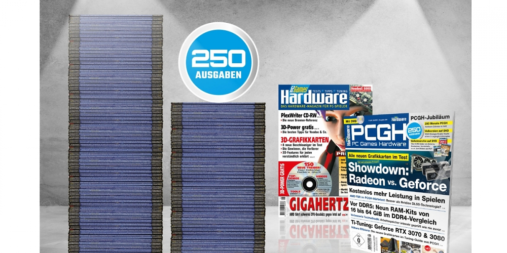 250 Monate PCGH: 13.619 Produkt-Tests in über 20 Jahren &nbsp;