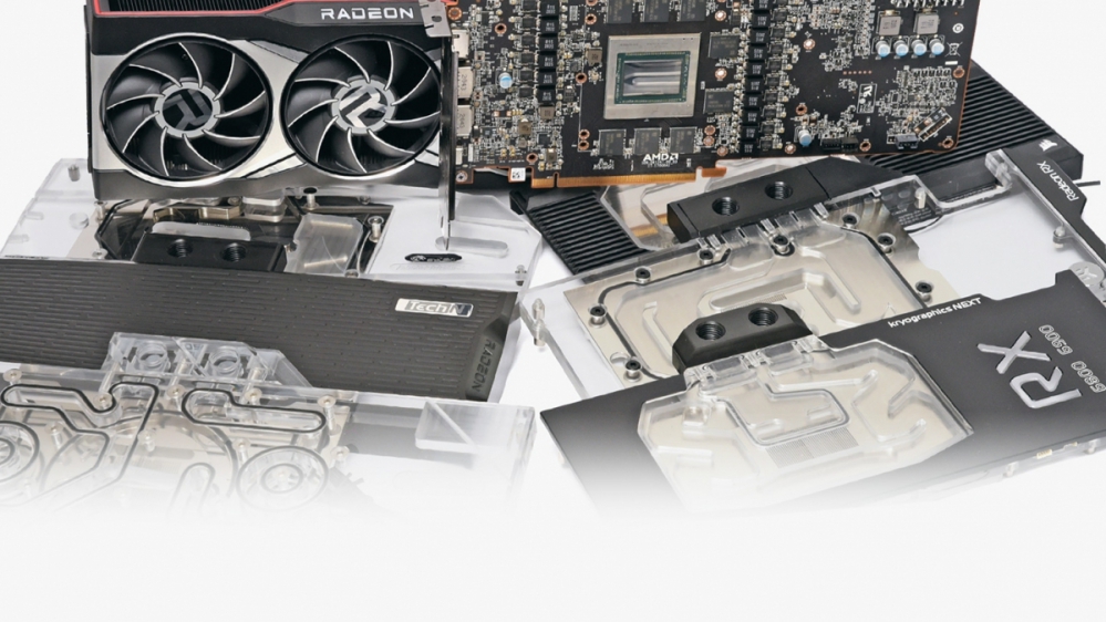  Sieben Wasserkühler für Radeon 6800 (XT) und 6900 XT im Test