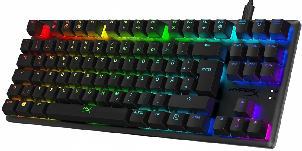 Die Alloy-Origins-Core-Gaming-Tastatur von HyperX ist ab sofort mit deutschem Layout bei Amazon erhältlich. (5)