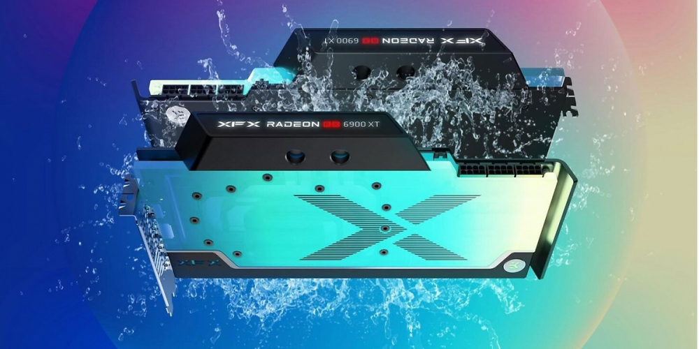 XFX Radeon RX 6900 XT Zero WB: Wakü-Topmodell mit EKWB-Block und RGB