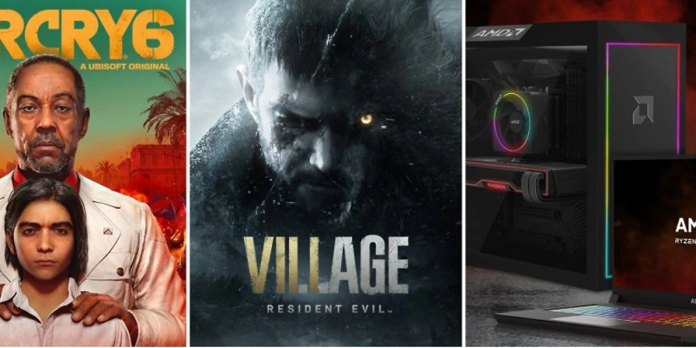 AMD "Raise the Game": Komplett-PCs im Bundle mit Far Cry 6 und Resident Evil