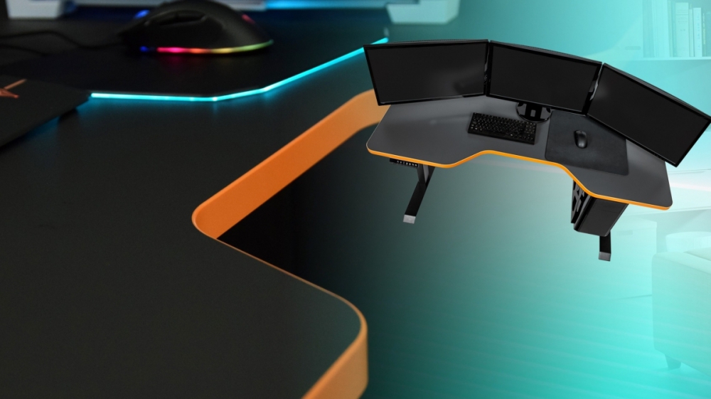 Leetdesk Gaming-Tisch im Video: Ergonomischer Sitz-/Stehschreibtisch für Gamer getestet