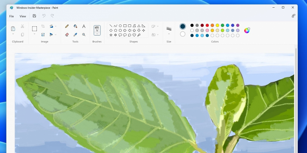 Windows Insider haben kürzlich Zugriff auf das neue Paint für Windows 11 erhalten. (7)