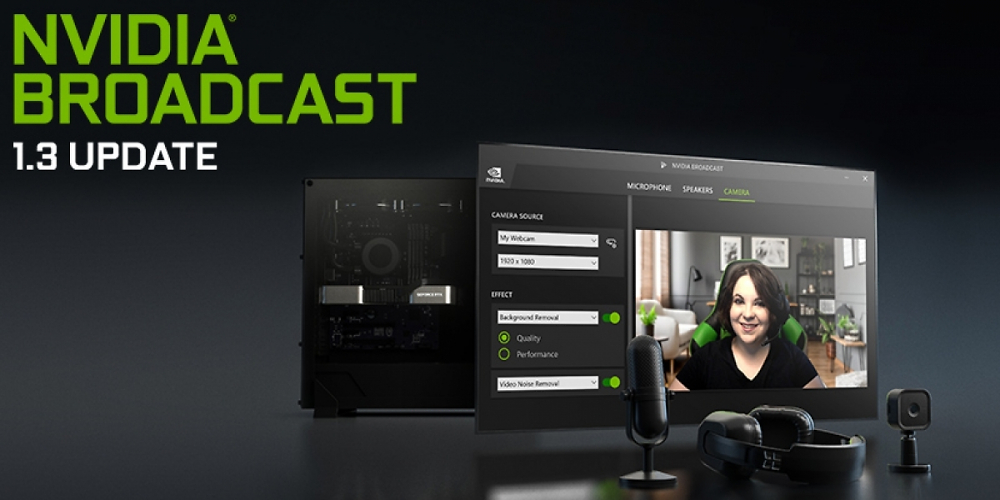 Nvidia Broadcast: Update 1.3 soll die Systemlast verringern.