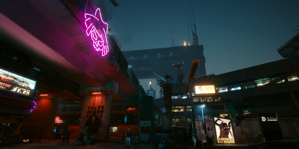 Gerade auf dem PC kann Cyberpunk 2077 mit seiner extrem dichten Atmosphäre überzeugen!