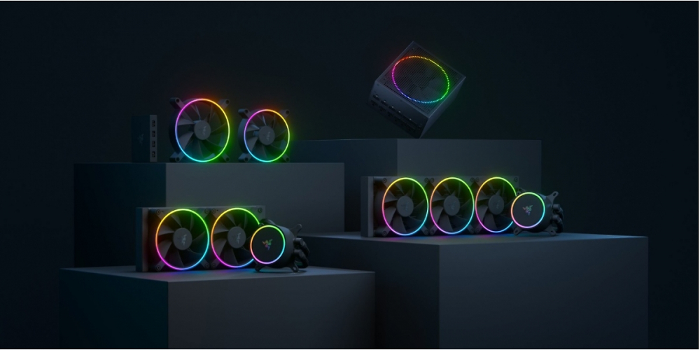Razer-Produktoffensive: AiO-Kühler, Netzteile, Lüfter und -Controller angekündigt (1)
