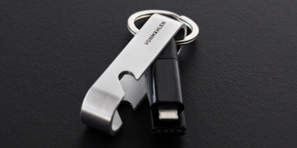 Ultimatives Ladekabel High Six: USB-C, Lightning und mehr im Flaschenöffner