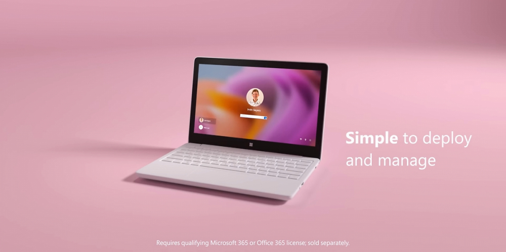 Microsoft Surface Laptop SE mit Windows 11 SE.