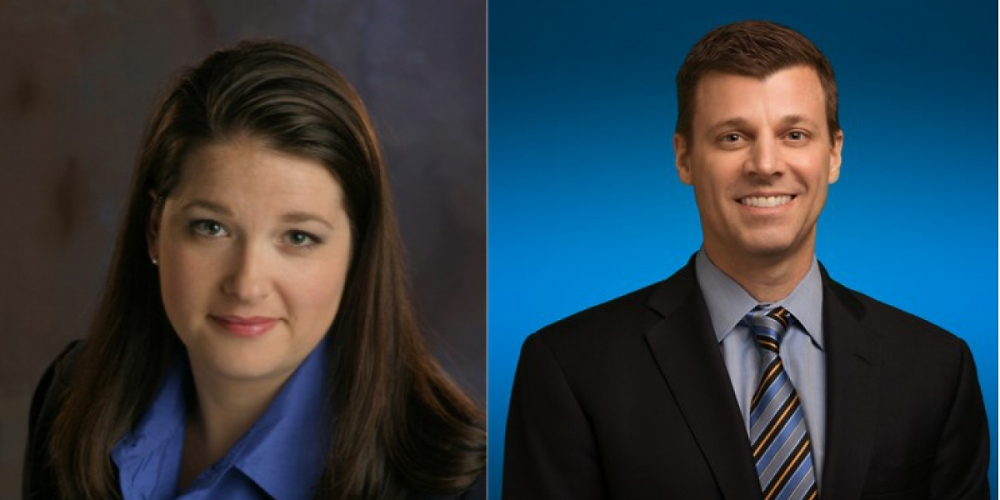 Michelle Johnston Holthaus und David Zinsner